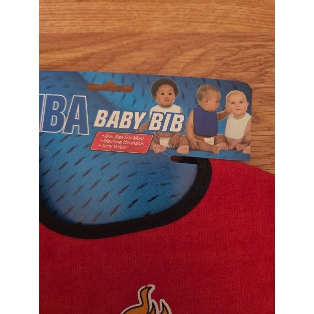 NBA Miami Heat All Pro Baby Bib NEW Basketball Infant Cotton Terrycloth Washable